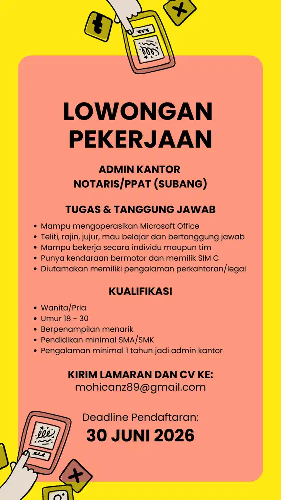 LOWONGAN PEKERJAAN