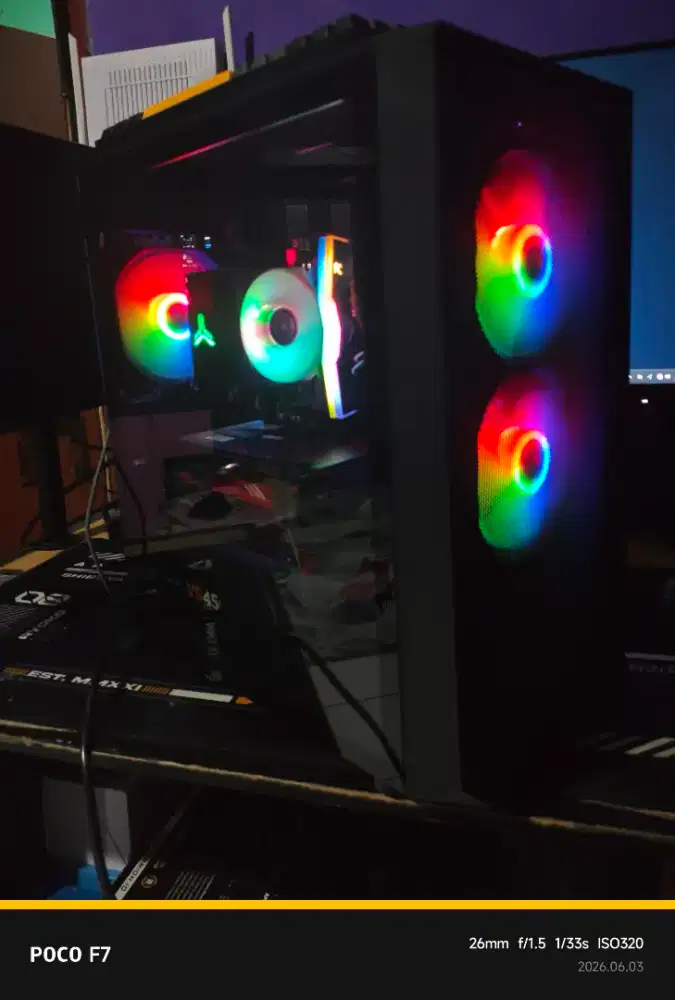 Pc gaming i3 gen 10 ram 16gb vga 6gb
