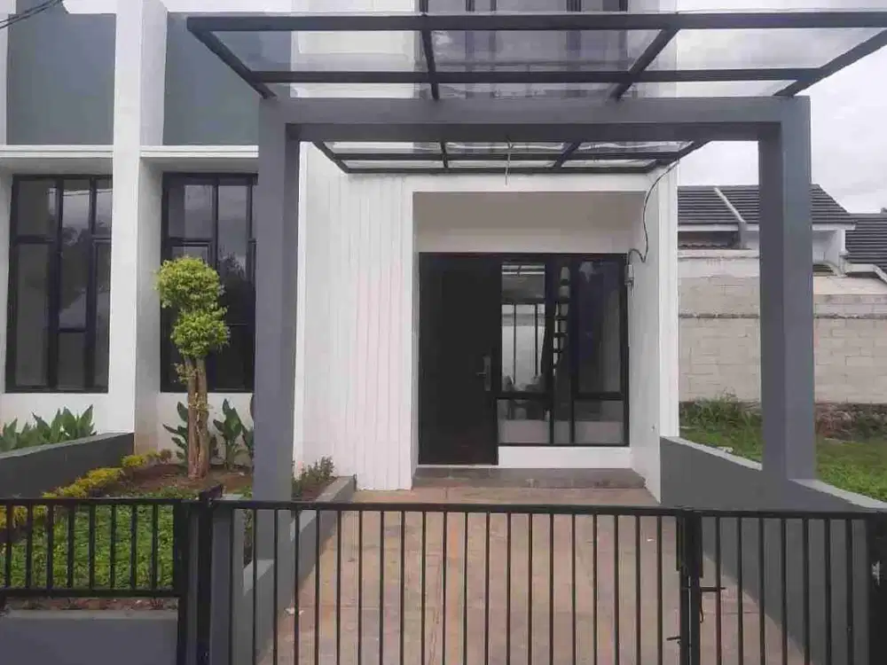 Rumah mewah tipe Sakura 40/75 Mezanine view perbukitan tanpa DP di Puri Harmoni Pasirmukti
