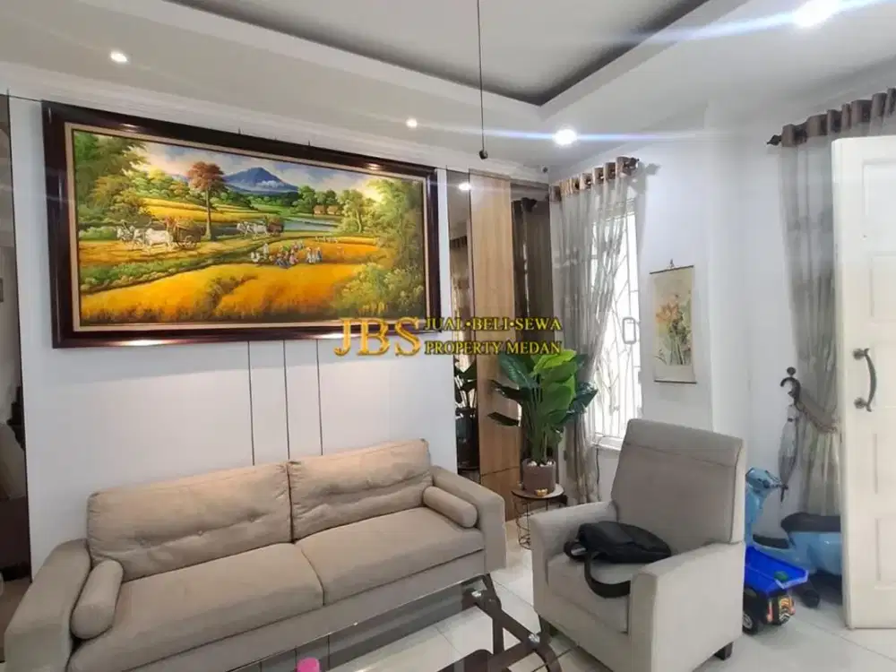 Rumah 2 Tingkat Dijual di Komplek Citraland Gama City Medan Cluster Pasadena