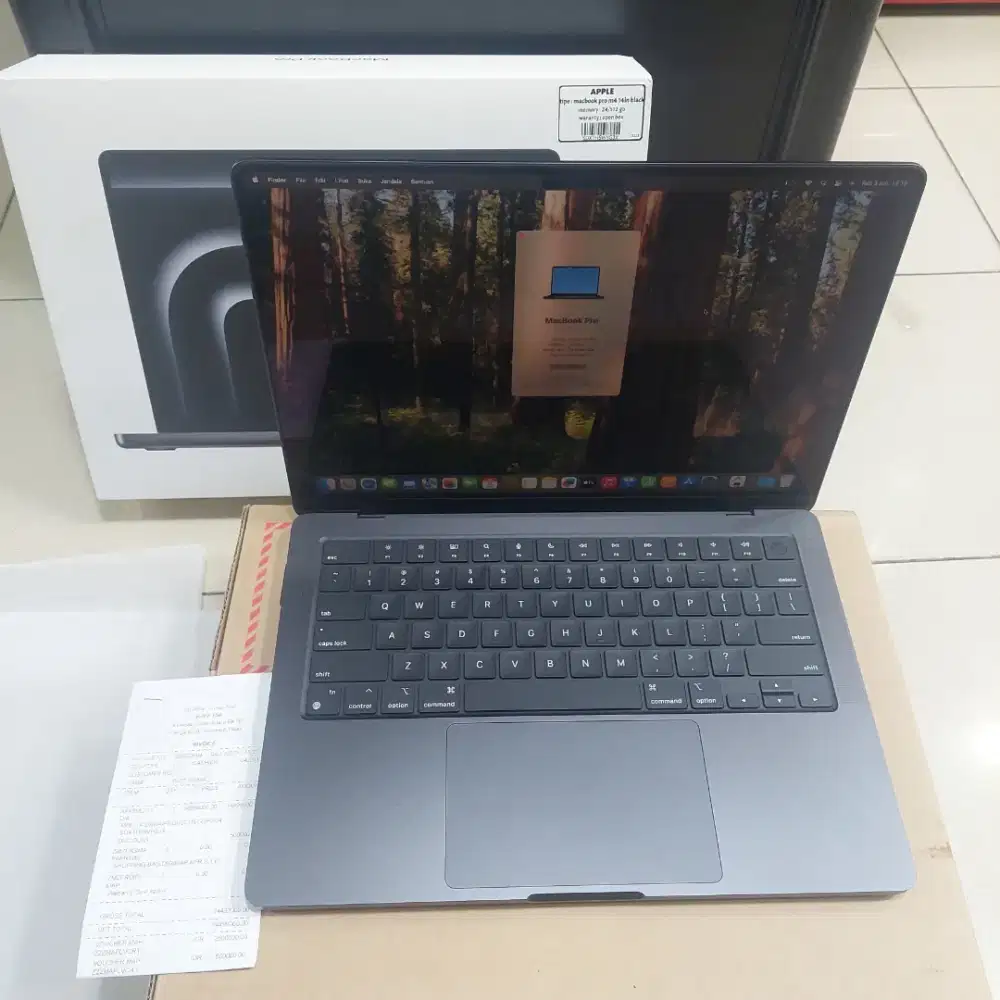 Macbook M4 Pro 14in 24/512 Gb Openbox Resmi ibox grns mei 2027