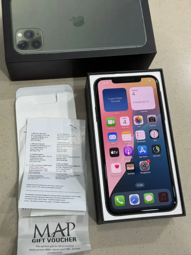 Iphone 11 promax 64 resmi iBox fulset