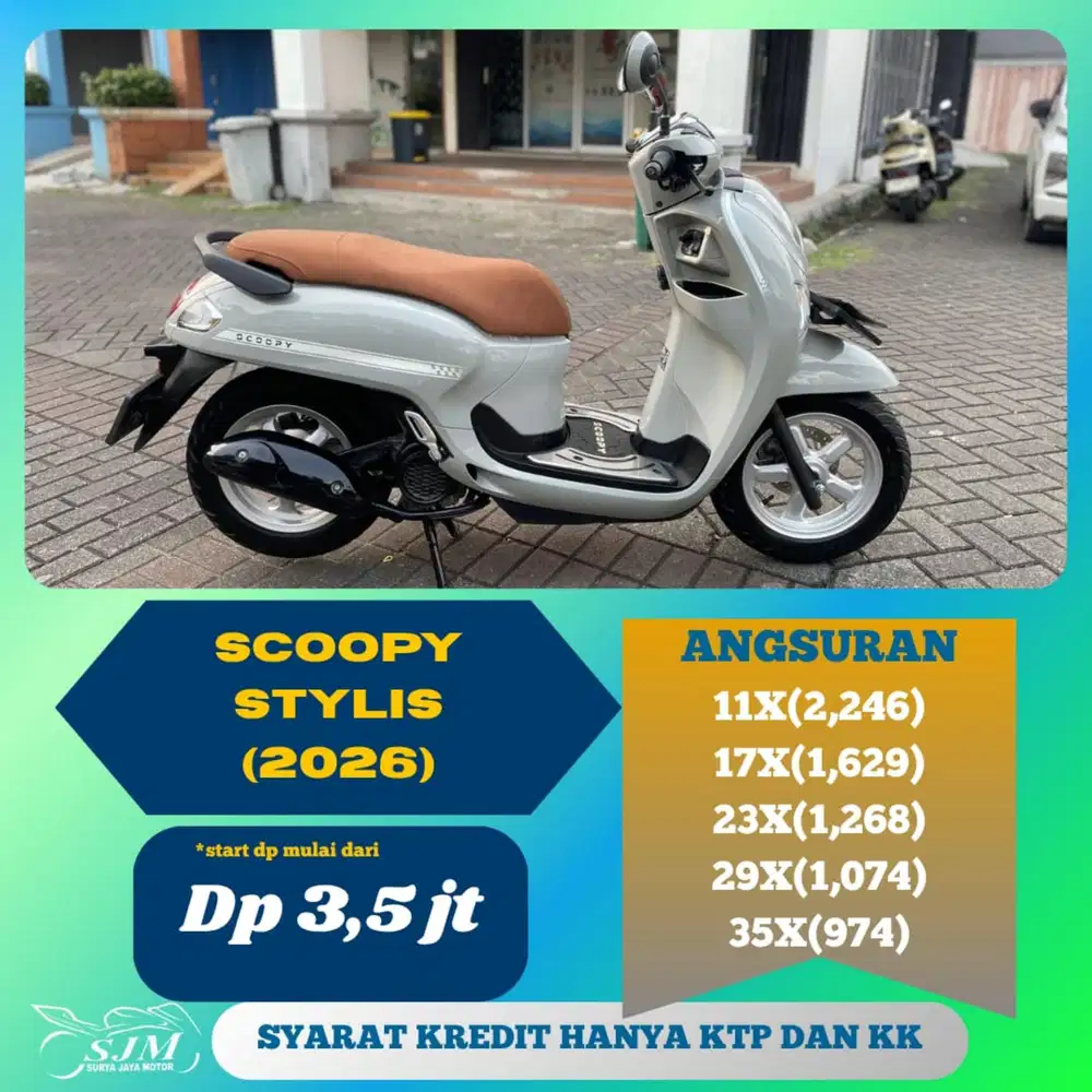 HONDA SCOOPY STYLISH 2025 SIAP PAKAI