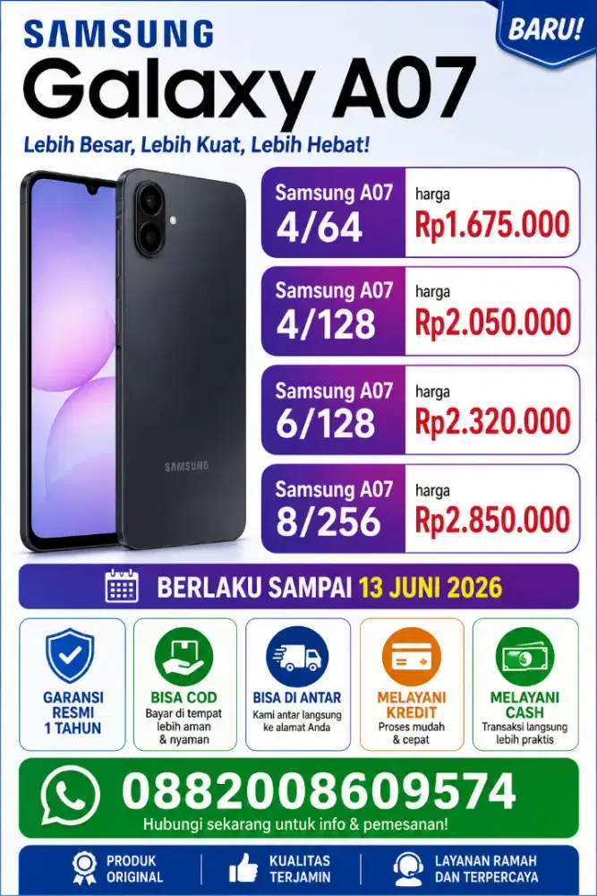 Samsung galaxy A07 4/64