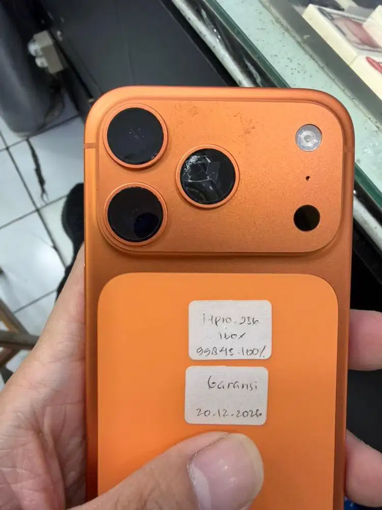 iPhone 17 Pro 256GB orange iBox Fullset ori apa adanya aja