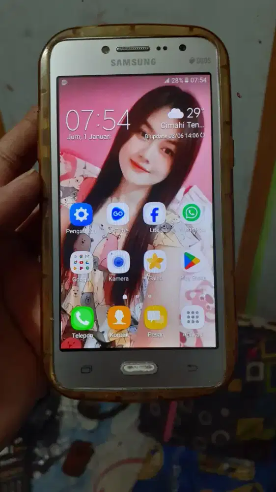 Samsung galaxy J2 prime 4G layar 5 inchi