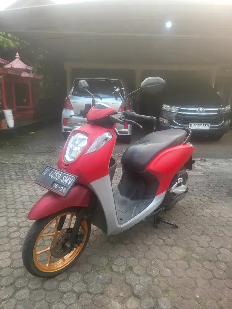 Honda Genio 2021 Merah Surat Lengkap Mulus