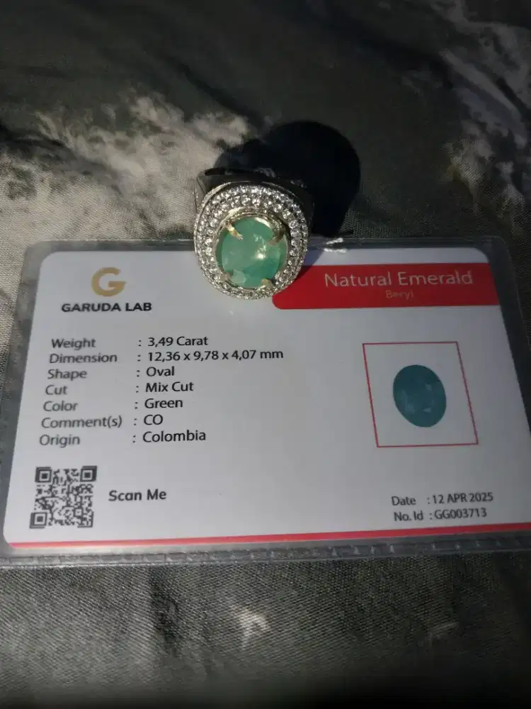 Natural Emerald Beryl CO