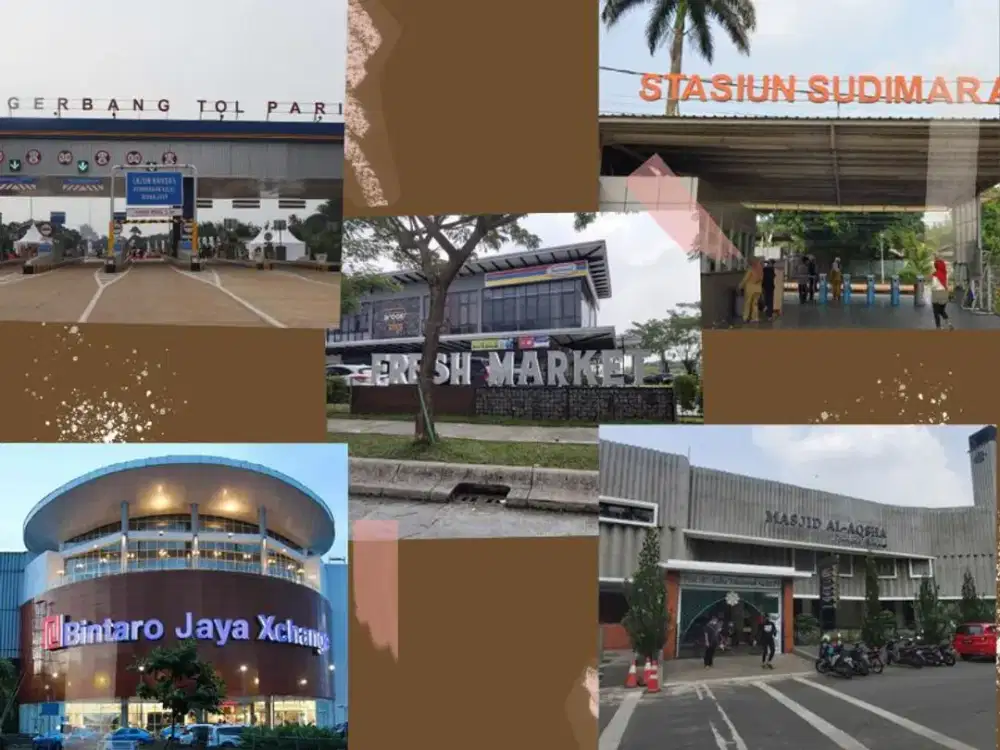 Rumah RPR Bintaro Dekat Stasiun, Pondok Aren Tangsel Kota Tangerang Selatan Dijual