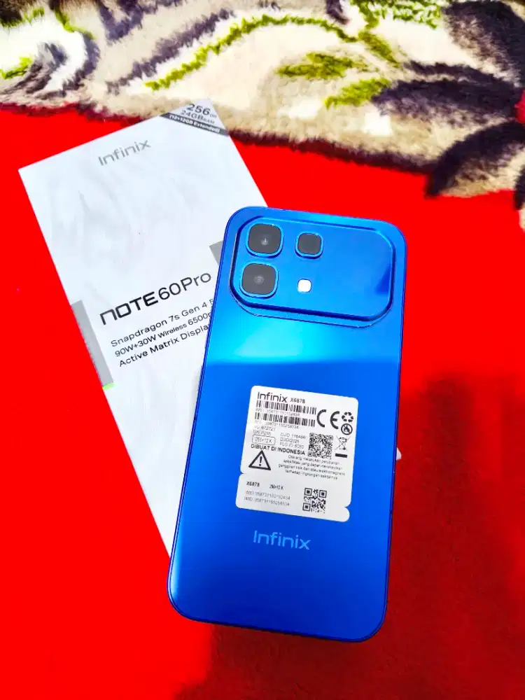 Infinix Note 60 Pro 5G Ram 12/256 Gb Fullset Original
