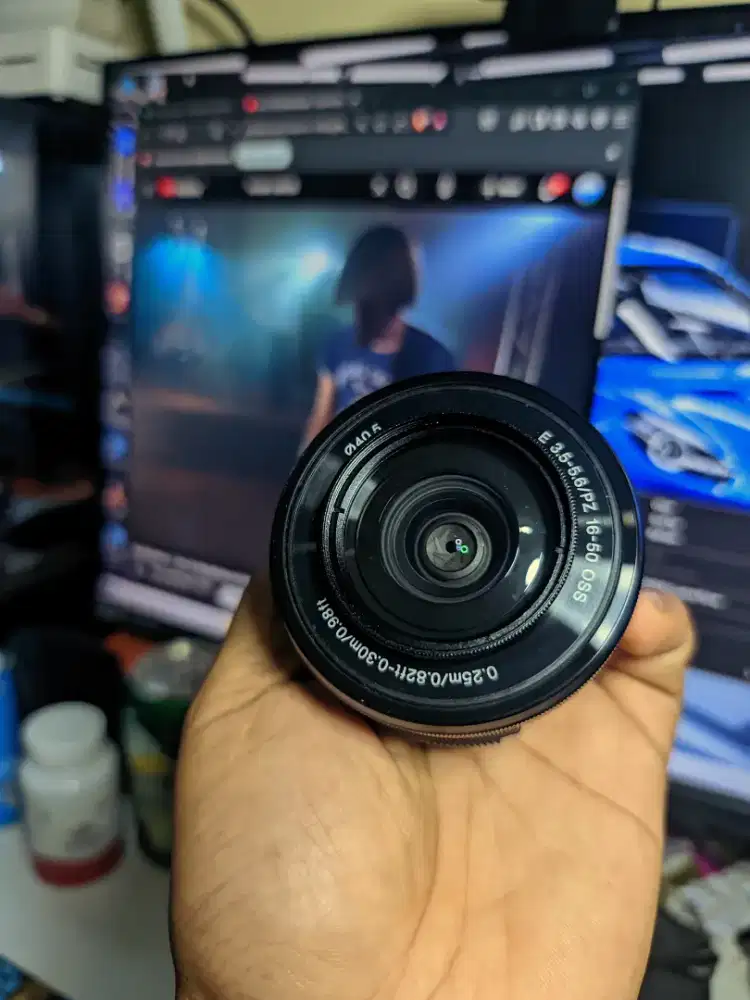 Lensa kit sony 16-50 OSS copotan zv-e10