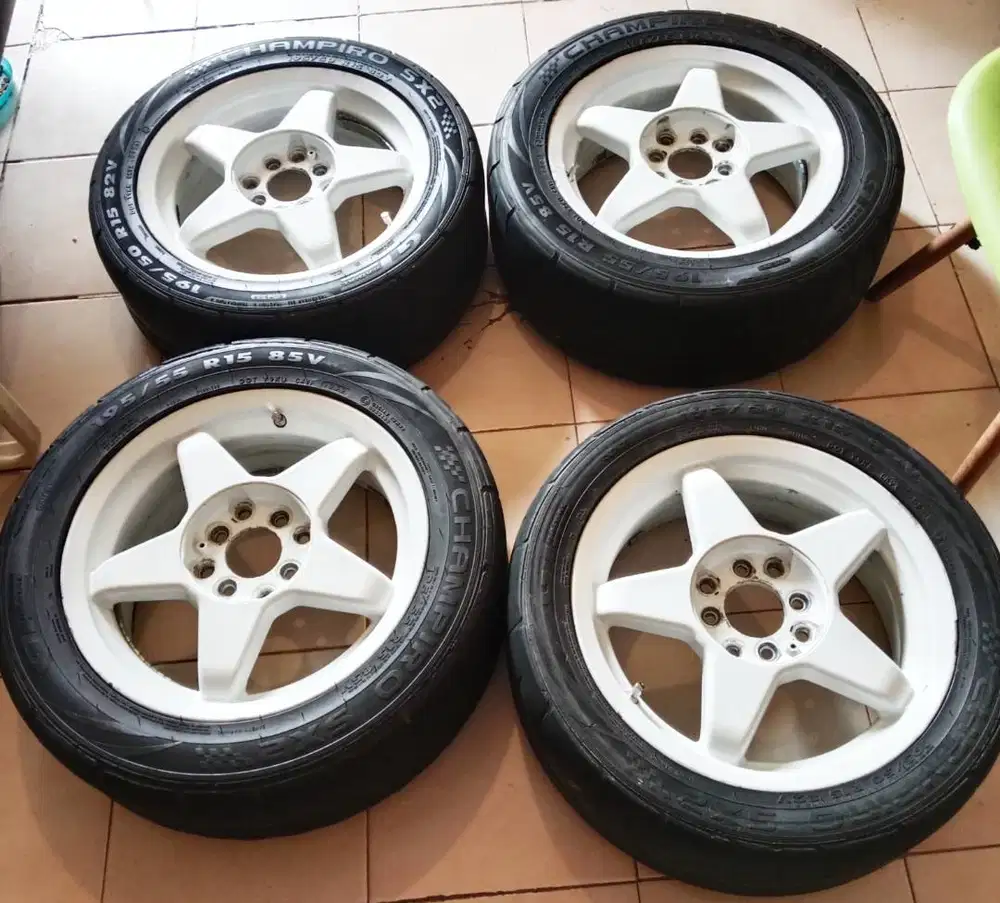 FS: Velg STAR FORM made in Japan Ring 15 inch Double PCD 4x100 & 4x114