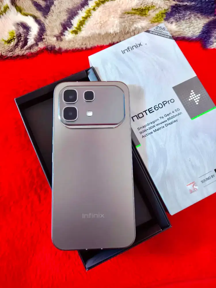 Infinix Note 60 Pro 5G Ram 8+8/256 Gb Fullset Original