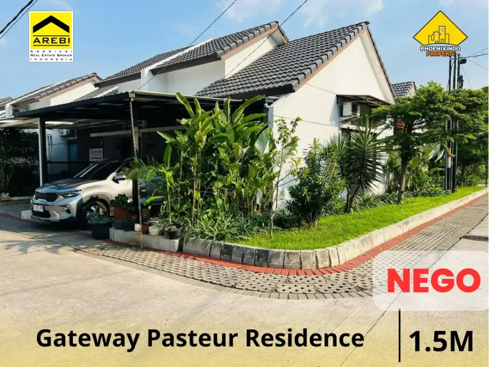 Dijual Rumah Hook Full Furnished di Residence Gateway Pasteur 2 KT | Mezzanine | Full Elektronik Premium | Rp 1,5 Milyar
