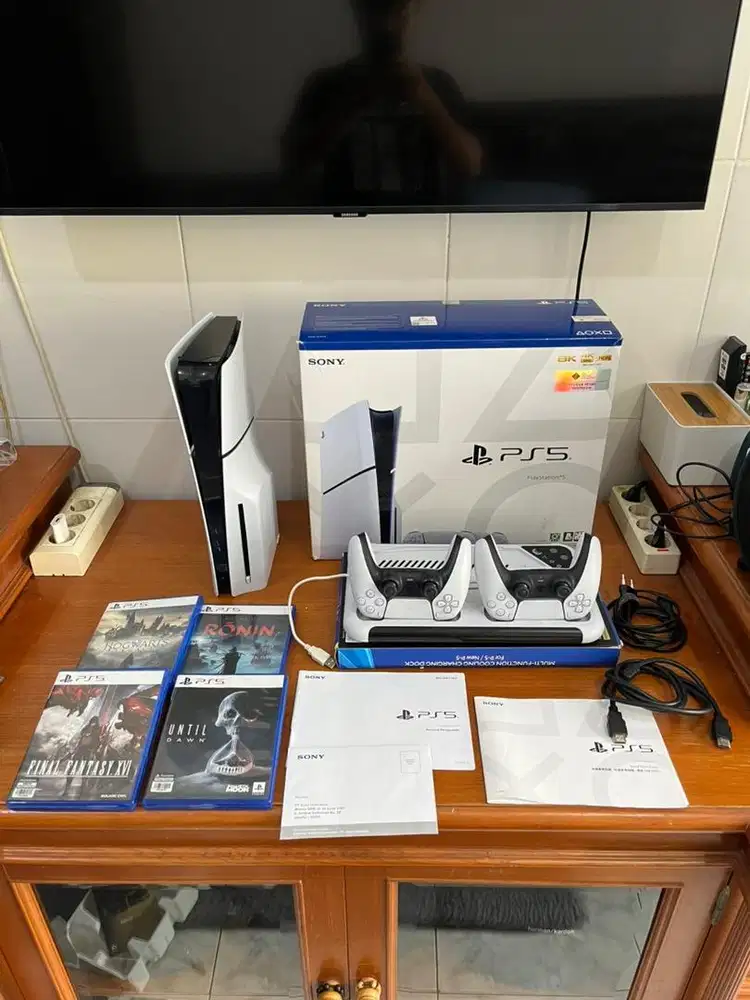 Ps 5 Slim Original Disc Fullset 1TB