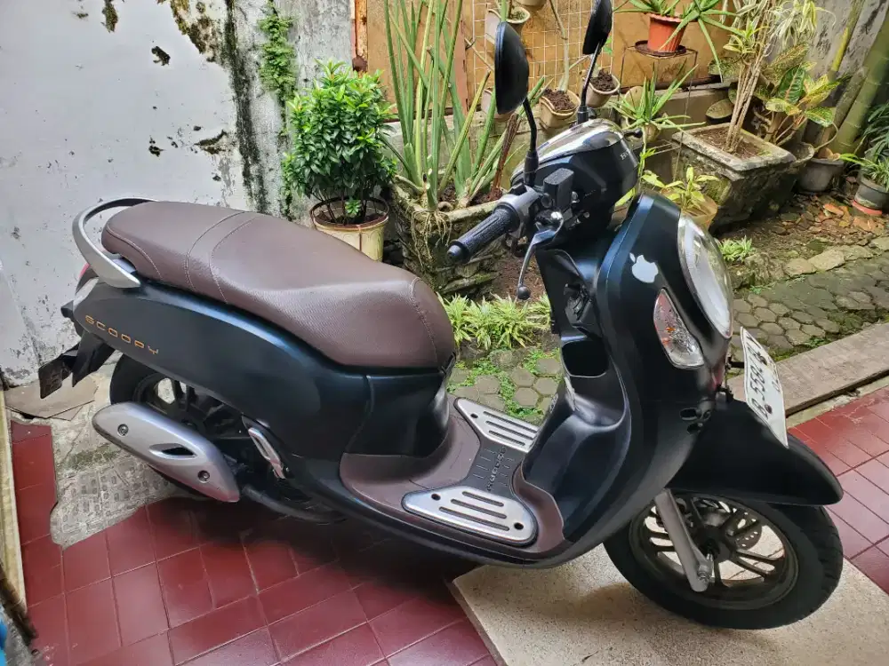 Honda Scoopy Prestige Hitam 2024 Keyless Full orisinil.