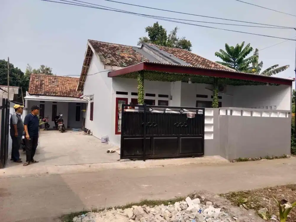 JUAL RUMAH MURAH BANGUNAN BARU DUA RUMAH LETAK STRATEGIS DI BOJONG SEMPU KECAMATAN PARUNG KABUPATEN BOGOR