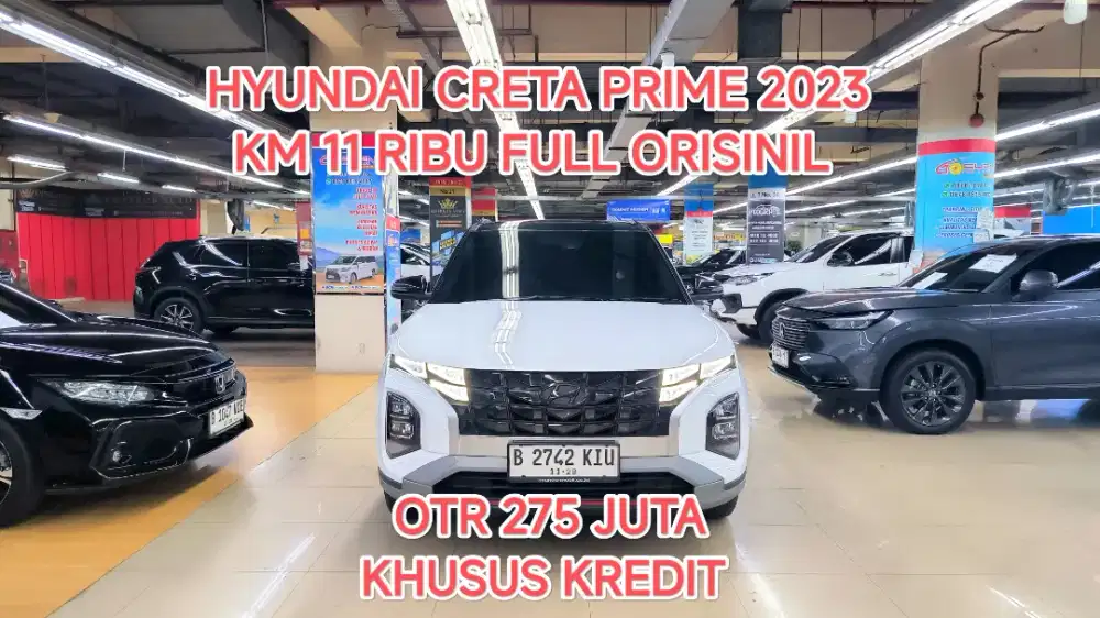 KM 11 ribu HYUNDAI CRETA 1.5 prime at 2023 kondisi istimewa