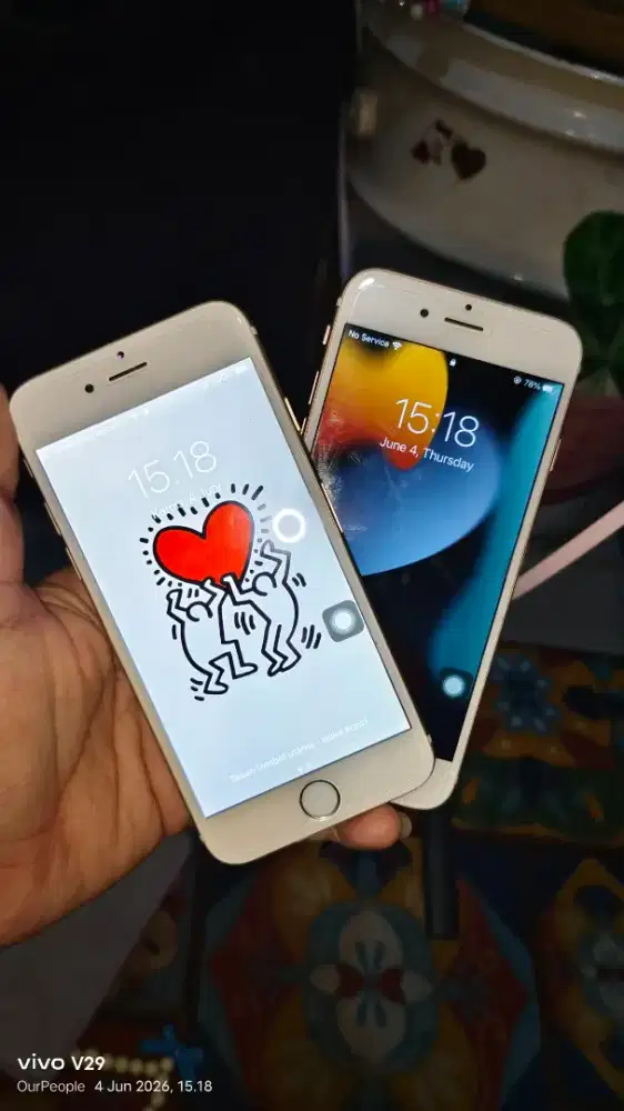 Iphone 6s pink + gold