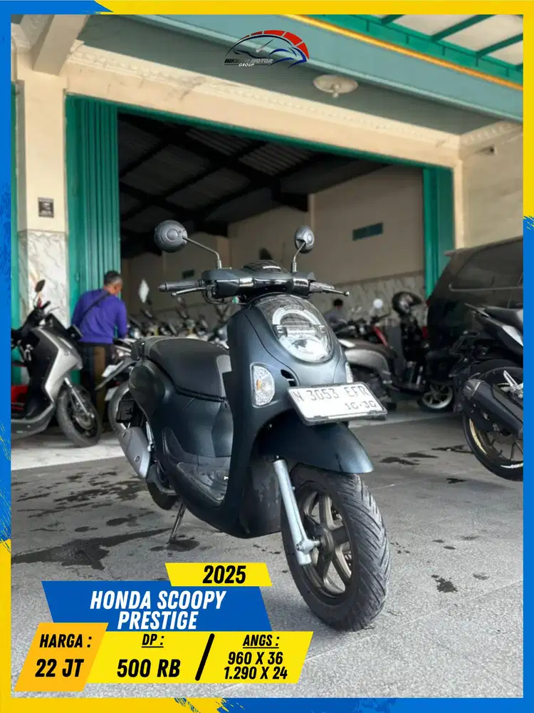 HONDA SCOOPY PRESTIGE 2025 LIKE NEW MASZEHH MOTOR KEPUH