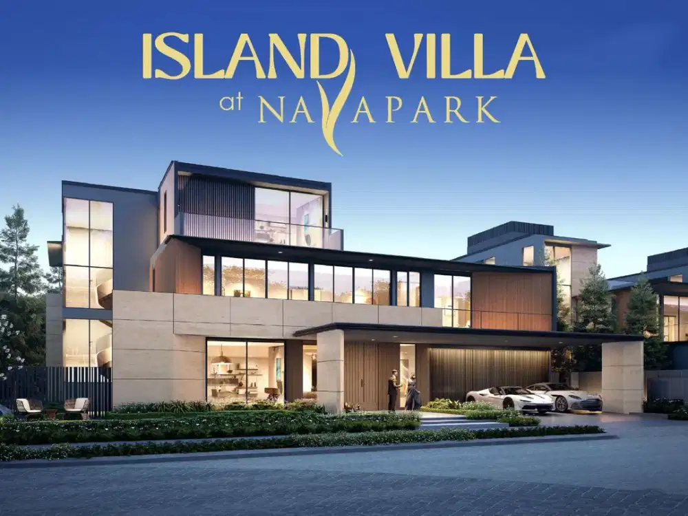 Dijual Hunian Super Mewah Luas 20x50 dan 30x50 di Perumahan Navapark, Cluster Island Villa, BSD City, Tangerang