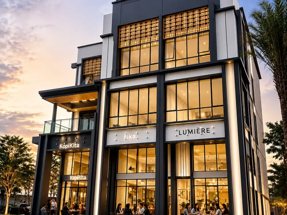 Ruko Modern Classic Hadap Boulevard Utama, Grand Boulevard Aniva Potensi Bisnis Maksimal!