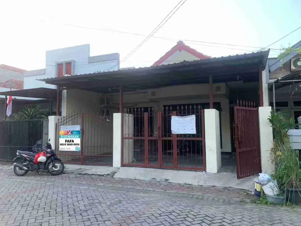 Disewakan rumah di nirwana eksekutif surabaya