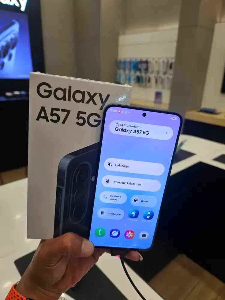 SAMSUNG A57 BONUS GRATIS TWS BUDS CORE ATAU CHARGER 45 WATT