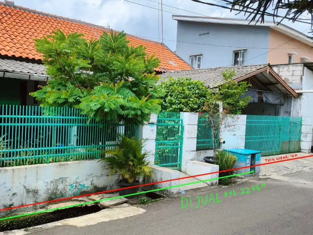 Rumah daerah petamburan jakarta barat