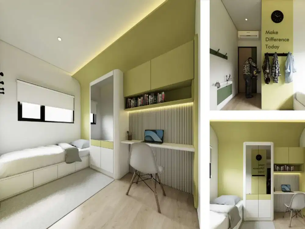 JUAL Kosan UI (6 KAMAR, KAMPUS UI) Kost FULL FURNISHED di Kukusan Beji, Kota Depok