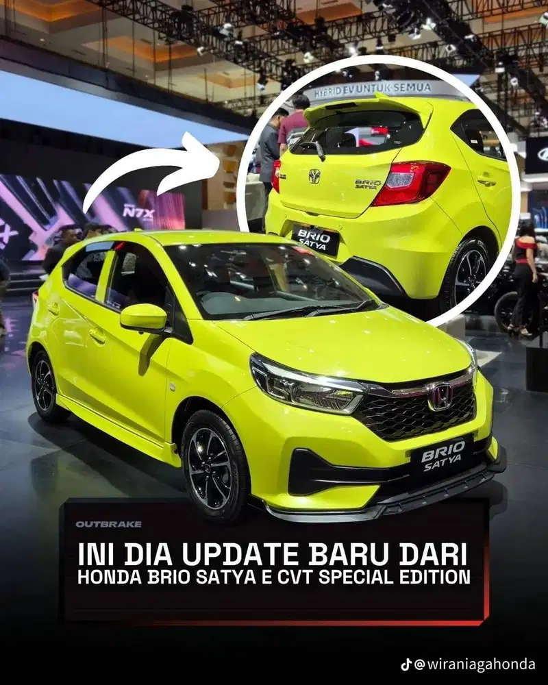 [Mobil Baru] DP NEGO BRIO SATYA 1.2 S  AT E CVT RS MATIC PROMO MURAH