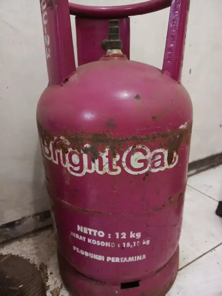 Di cari Tabung LPG elpiji bright gas 12kg