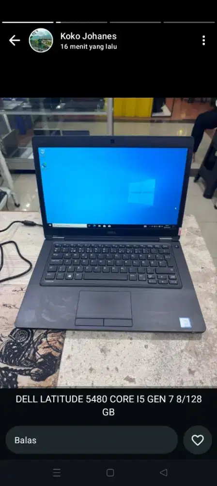DELL LATITUDE 5300 CORE I5 GEN 8 8/256 GB SECOND ORIGINAL