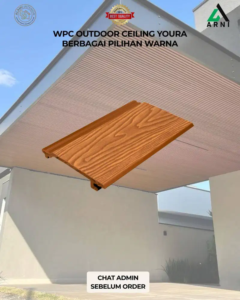 WPC Outdoor Ceiling/Dekorasi Outdoor/Mudah Pasang