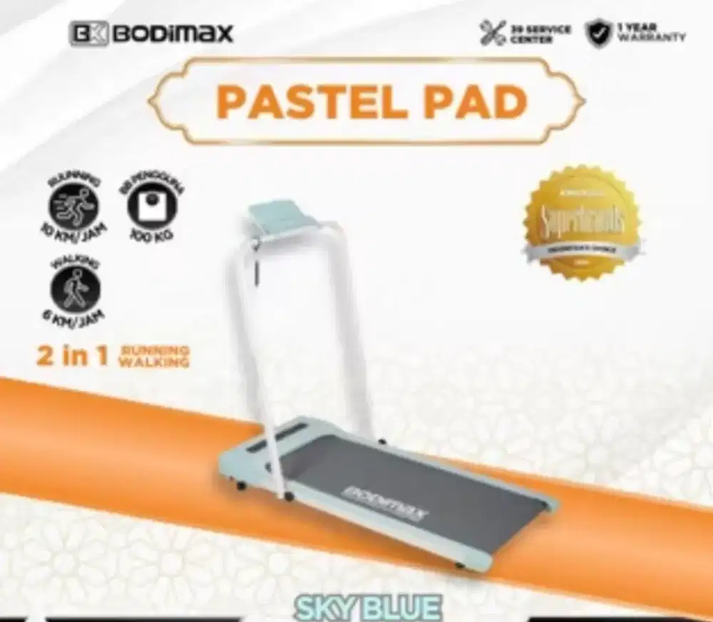 Bodymax pastel pad kondisi baru