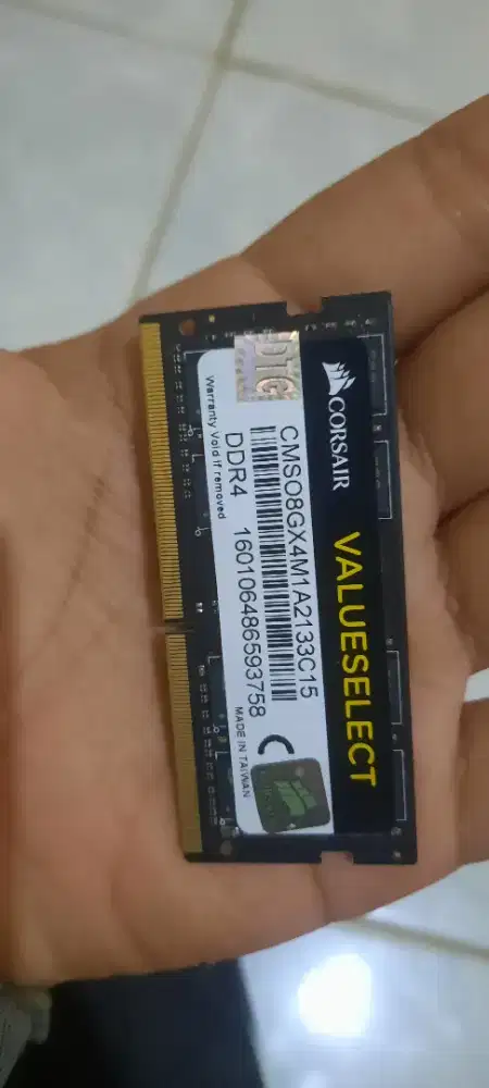 RAM LAPTOP CORSAIR DDR 4 8GB