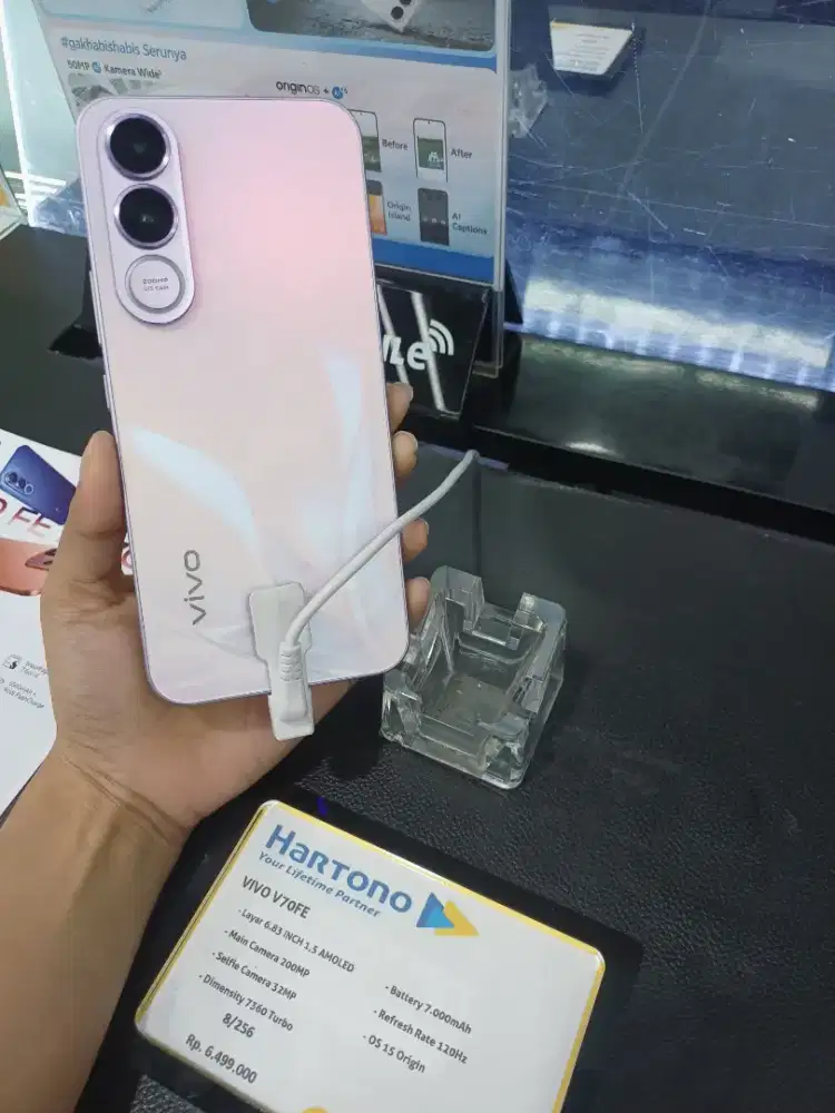 Cicilan tanpa kartu kredit DP 0% Vivo V70fe 8/256GB