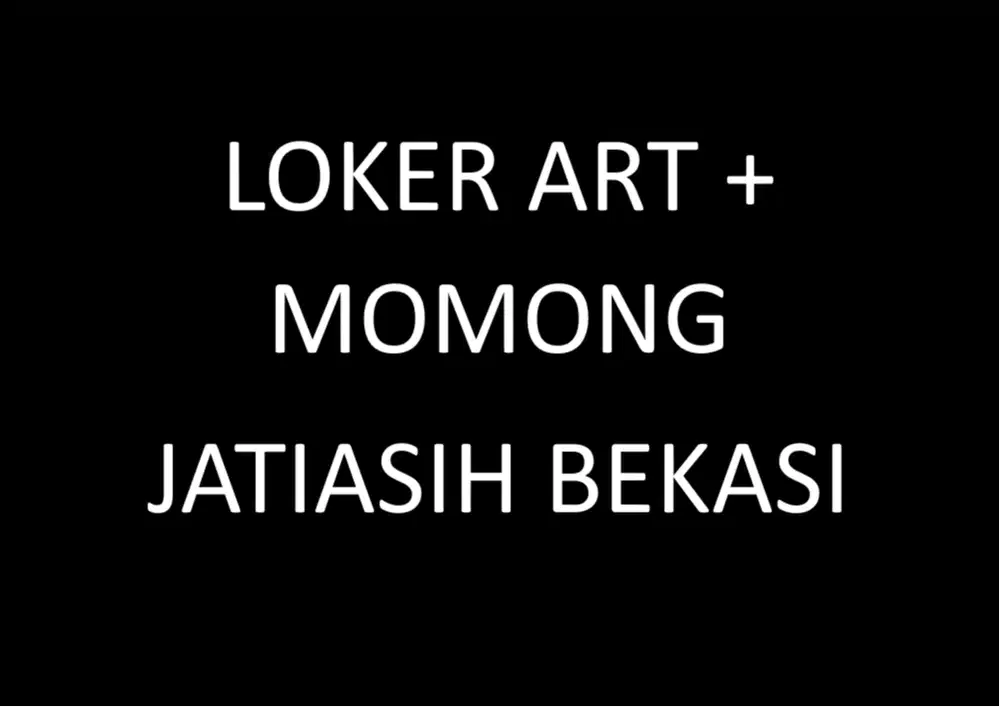 Lowongan kerja ART PP + momong
