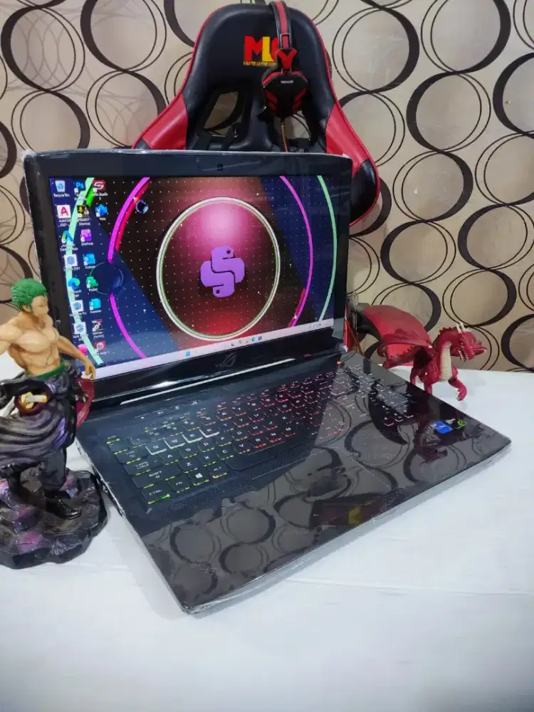 Laptop Gaming Dewa Fullset! ASUS ROG i7 GTX 1050Ti RAM 16GB