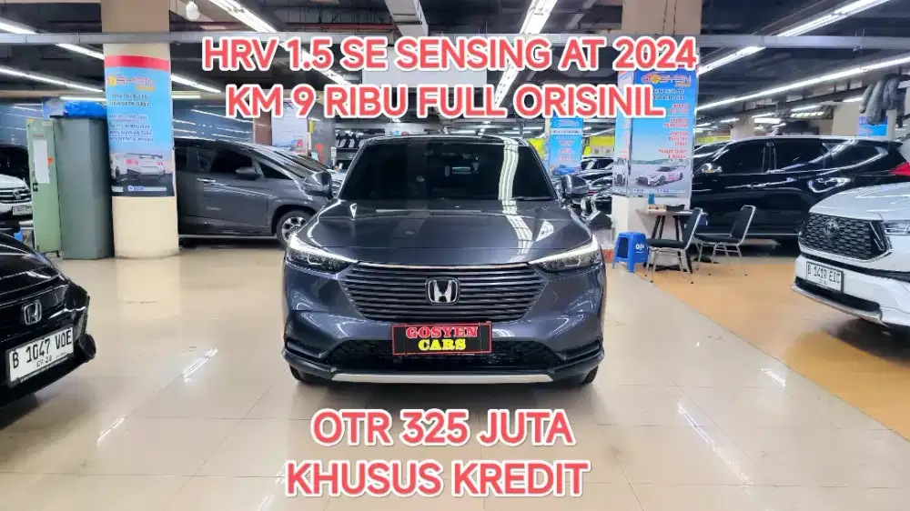 KM 9 ribu HONDA HRV 1.5 SE SENSING AT 2024 istimewa