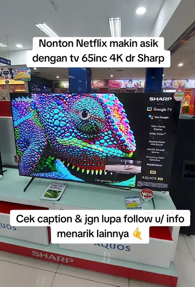 Kredit tv led sharp promo cicilan bunga bisa 0%