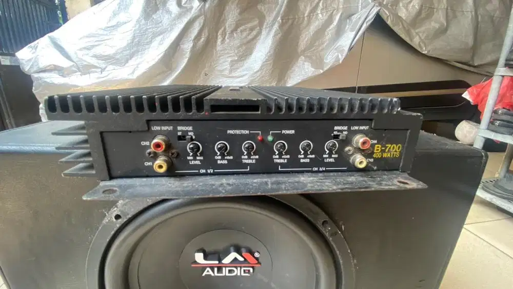Subwoofer lm 12 jj plus box pesanan