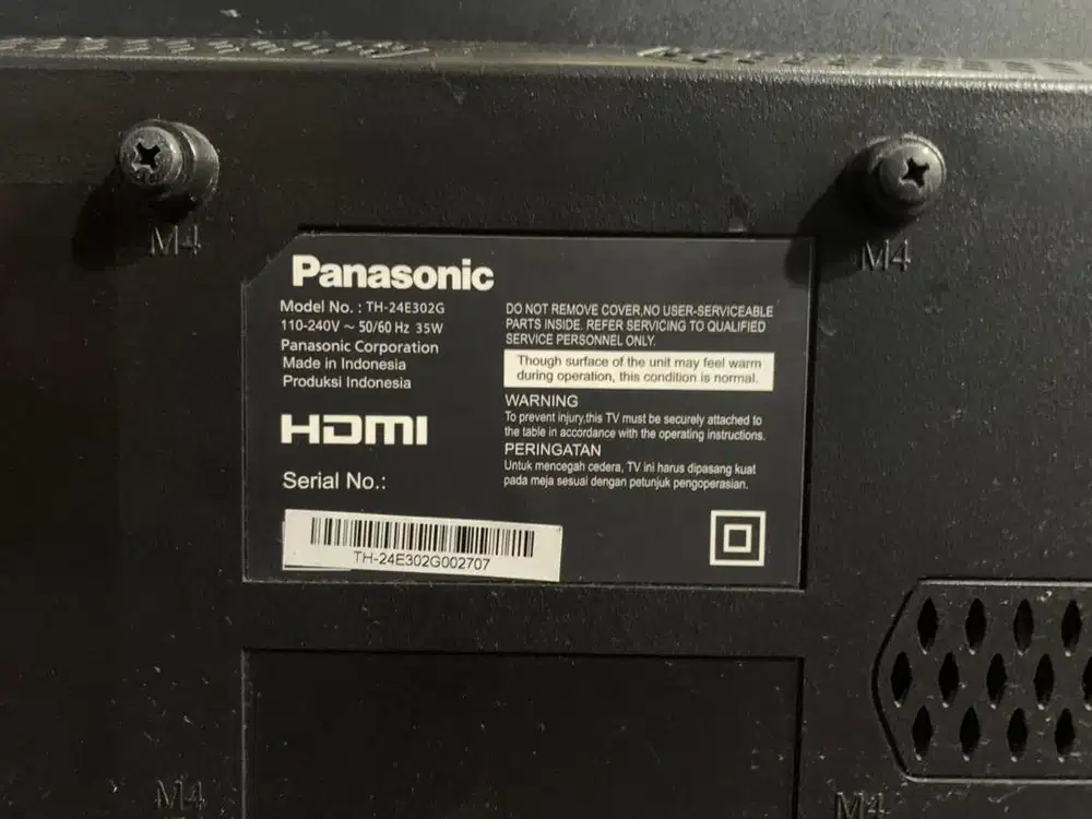 Dijual TV Panasonic 24 inch