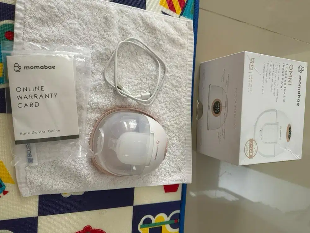 Momabae Omni Wearable Breast Pump Like New Lengkap Box