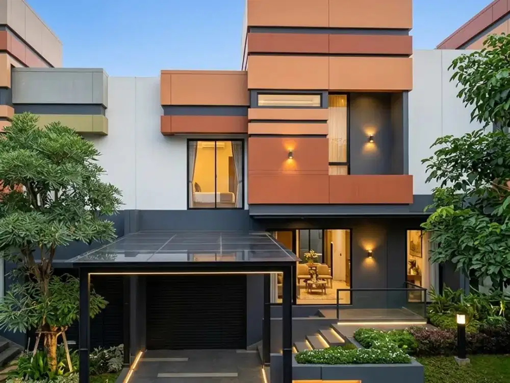 RUMAH HADAP SELATAN CLUSTER MOZART SYMPHONIA GADING SERPONG