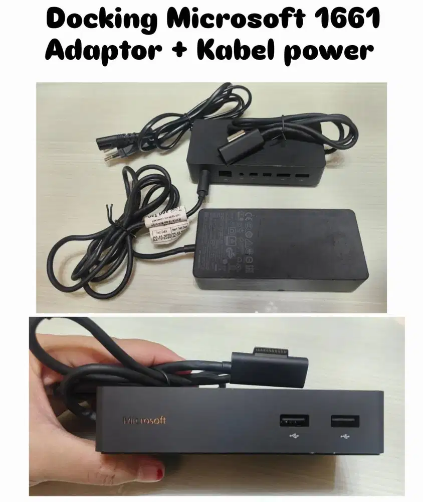 Docking Dock Microsoft Surface 1661 free Adaptor + Kabel Power