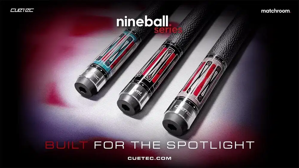 Cuetec matchroom nineball series play cues stick billiard