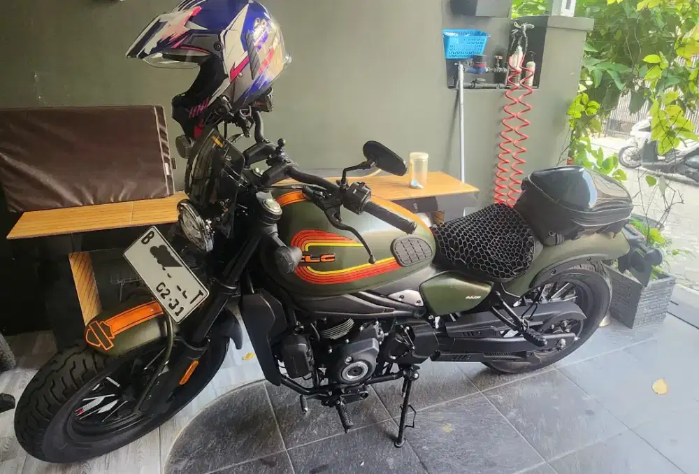 CLC 450 Green Army Cruisser Retro Modern Berkarakter Gahar