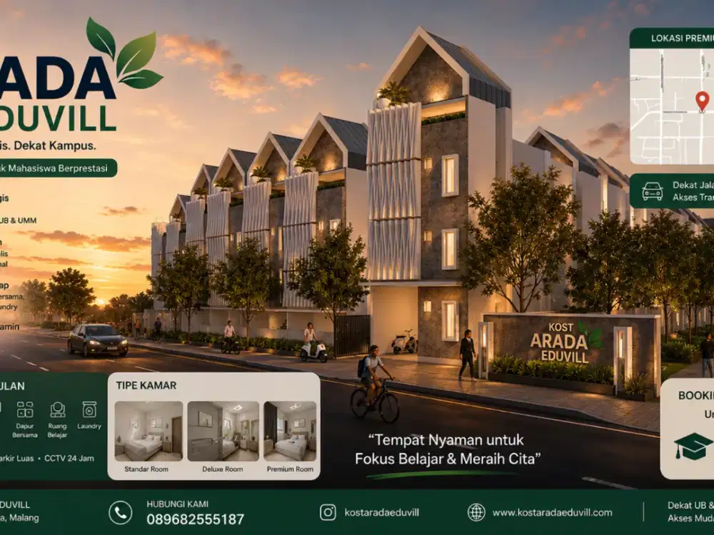 Rumah Kost Mewah Cuma 5 Menit Dari Kampus UMM Malang