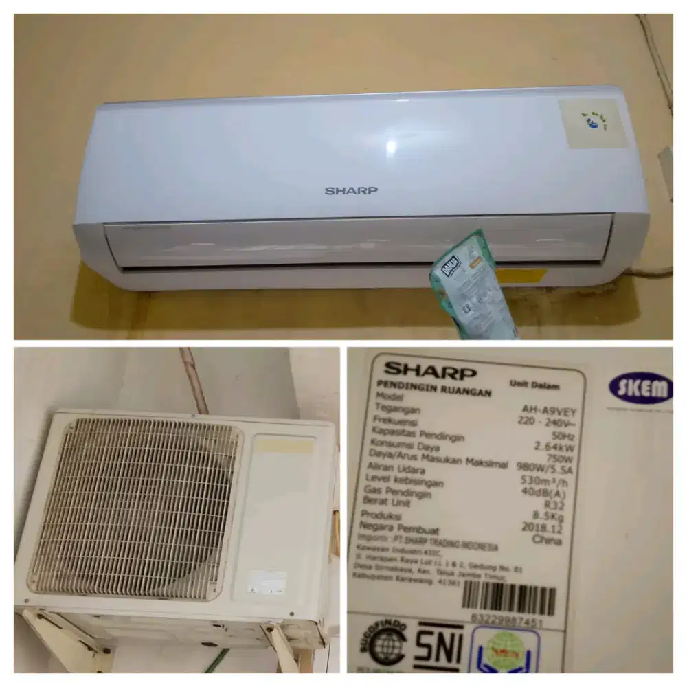 Sharp AC dan kipas